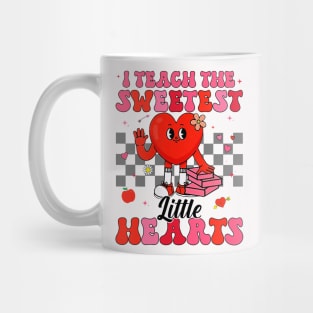 I Teach The Sweetest Little Hearts Valentines Day Teachers Mug